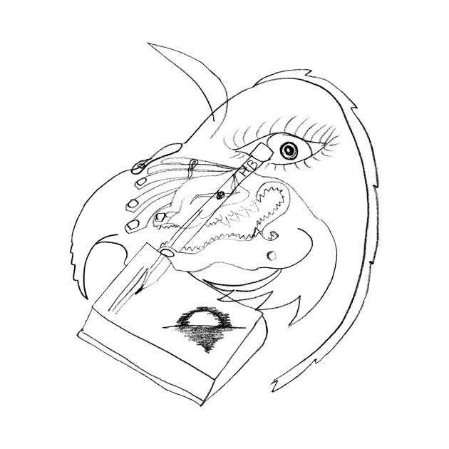 630x630 Dolphin, Hand, Bird And Pencil