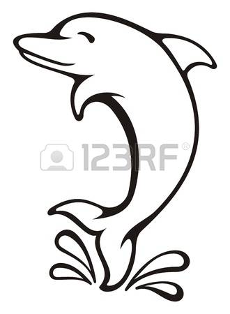 330x450 Drawn Dolphin Cartoon