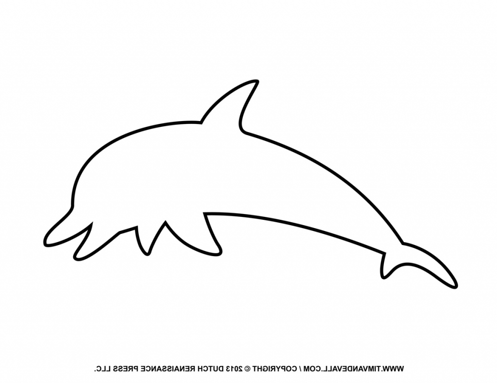 1024x791 Dolphin Clipart Simple