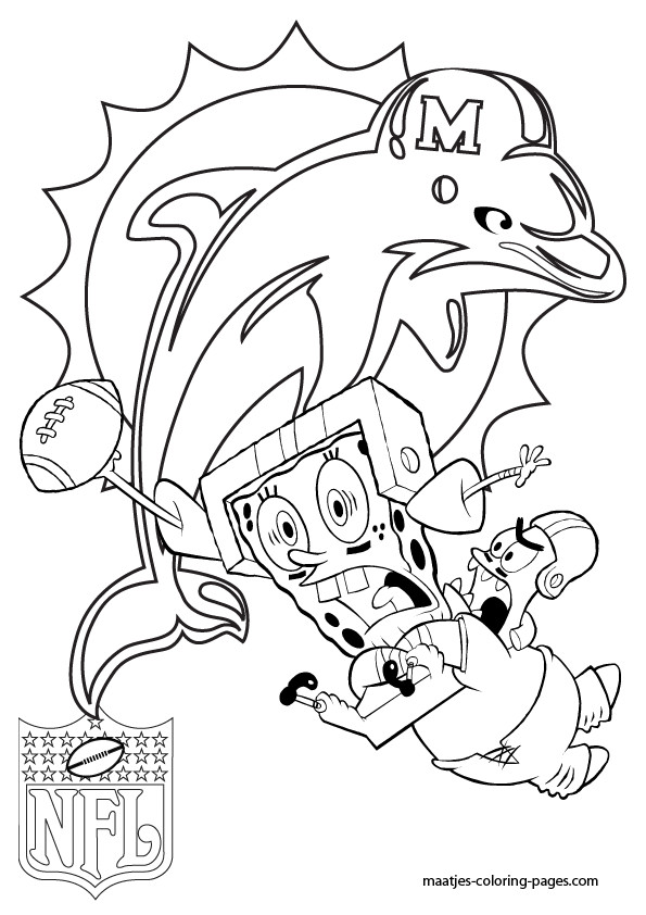 595x842 It S Here Miami Dolphins Coloring Pages Learn How To Draw Logo Nfl