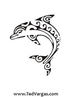 236x317 Tattoo Of Dolphins Jumping Out Of Water Cool Tattoos