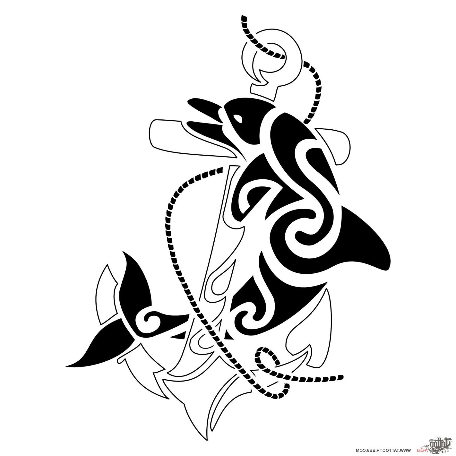 1600x1600 Tribal Anchor Tattoo Designs Awesome Dolphin Tattoo Designs