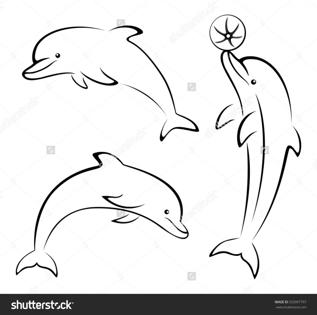 1024x1017 Cartoon Drawing Dolphin 10 Best Images About Drawings