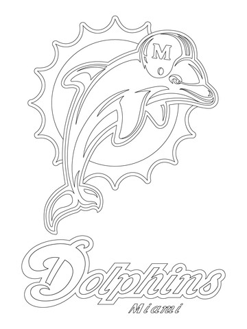 360x480 It S Here Miami Dolphins Coloring Pages Learn How To Draw Logo Nfl