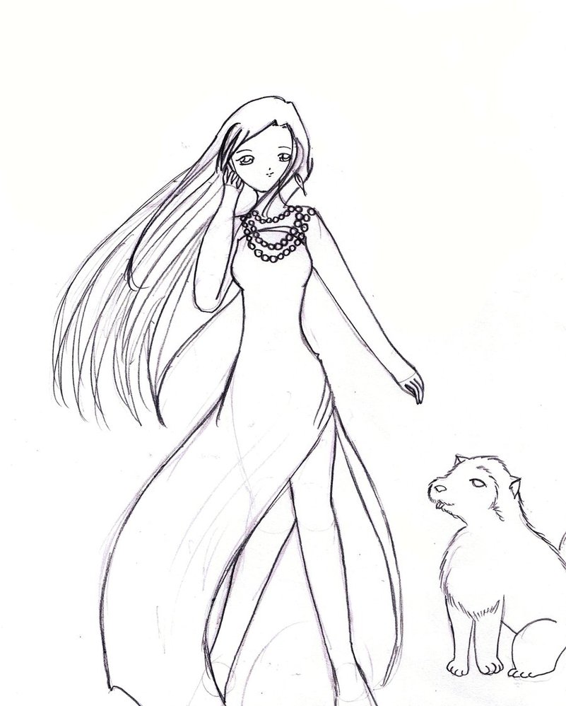 801x998 Karana Island Of The Blue Dolphins Drawing