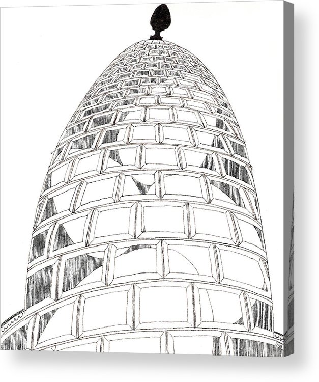 627x750 Eggs In Crystal Dome Acrylic Print By Phil Burns