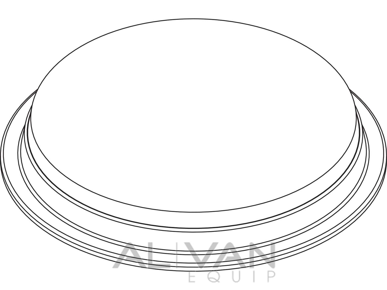 1600x1200 Van Dome Light 6092 Line Drawing Al Van Equip