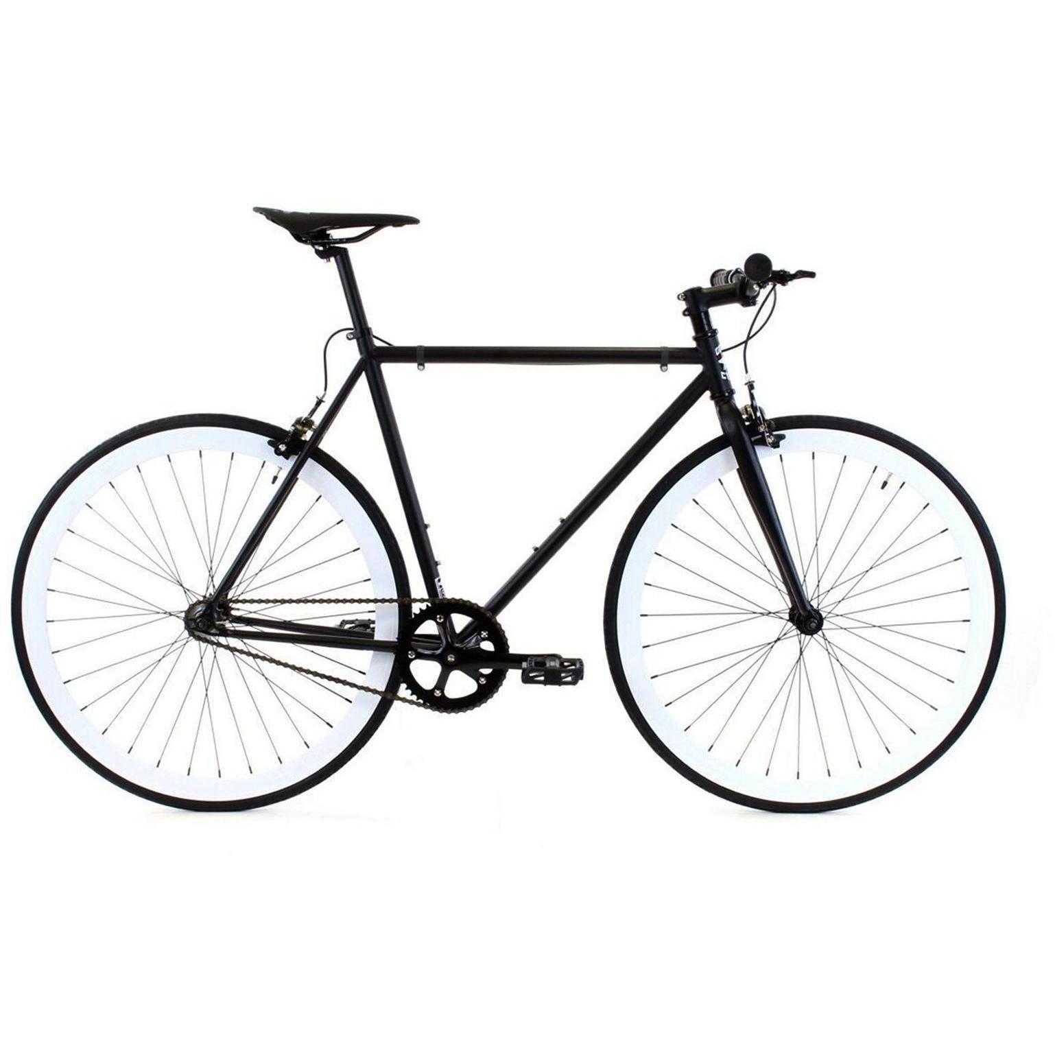 1538x1538 Golden Cycles Domino Blackwhite Steel Frame Fixed Gear Bike