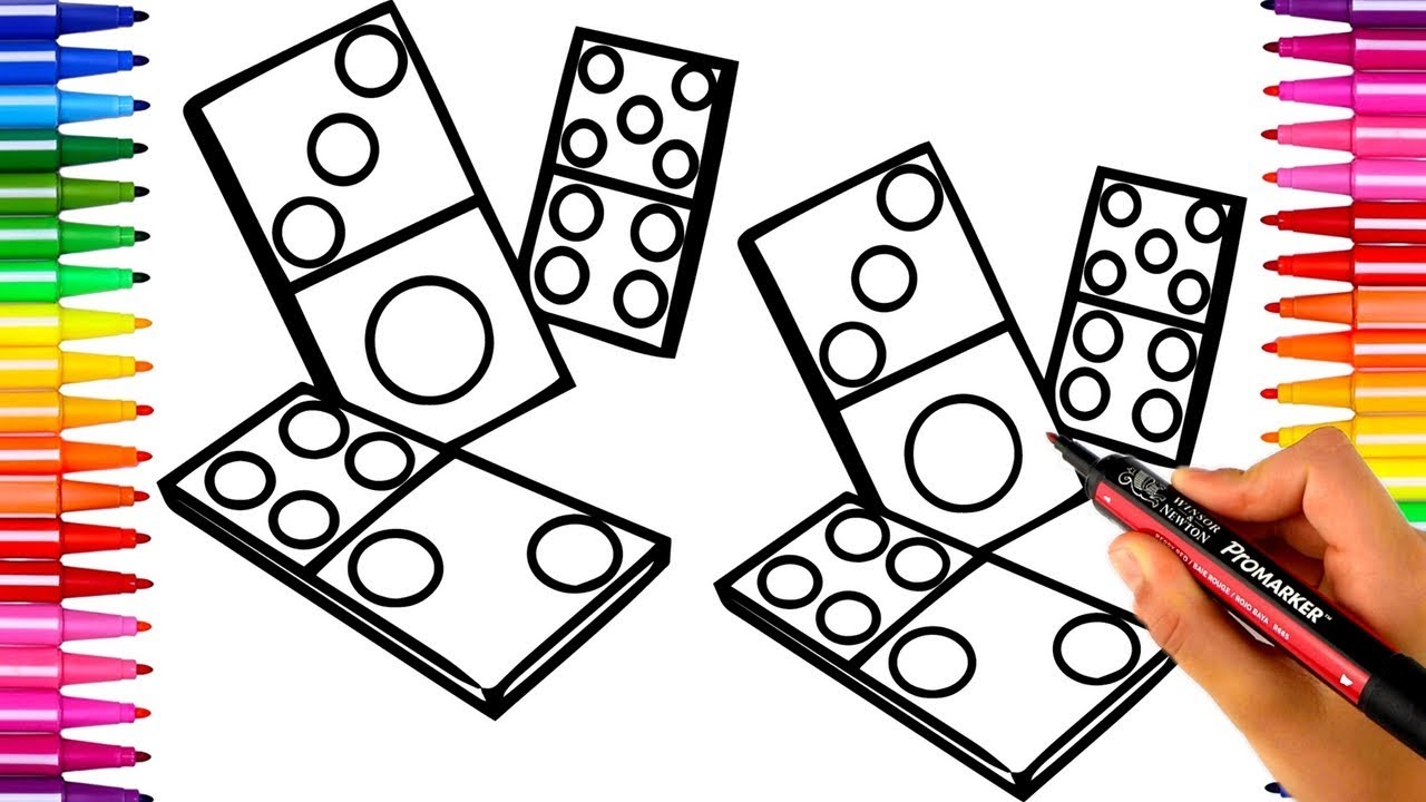 1280x720 How To Color Dominos With Pro Markers