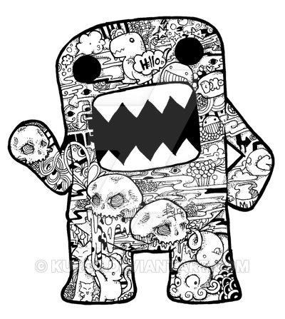 400x447 Domo Doodle By Kuro0