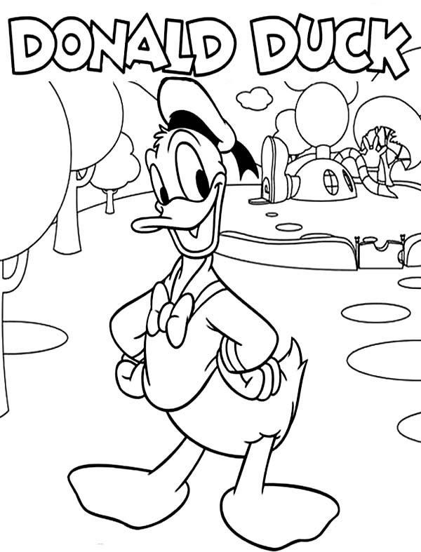 600x787 Drawn Duck Mickey Mouse