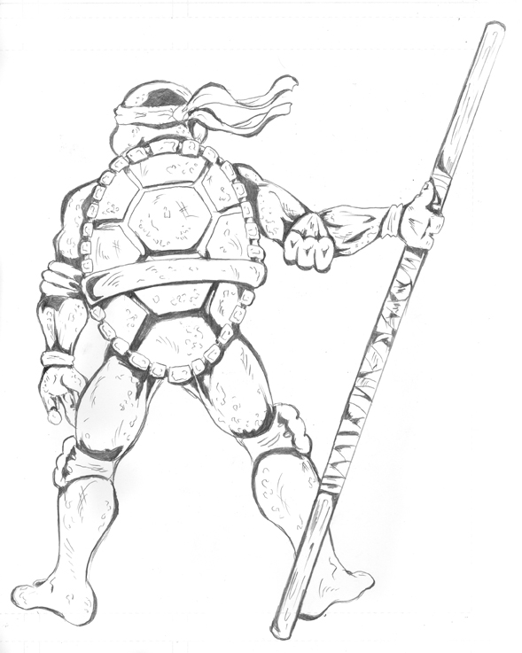 Donatello Drawing at GetDrawings | Free download