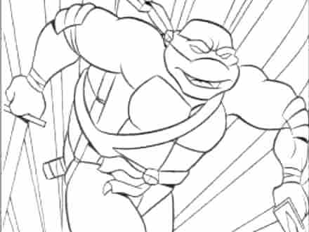 440x330 Donatello Coloring Page Joandco.co
