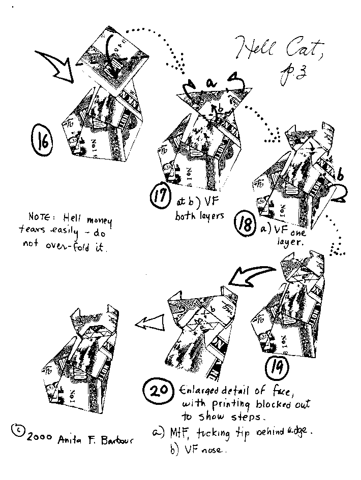 710x945 Drawn Origami Donkey