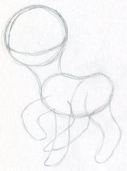 250x337 Let's Draw Cartoon Donkey Cute And Lovely. Few Easy Steps.