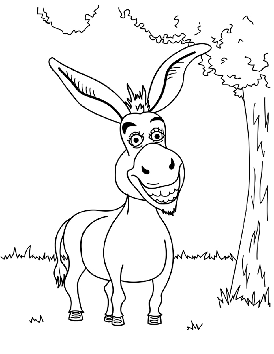 950x1230 Direct Donkey Coloring Page Free Printable Pages For Kids