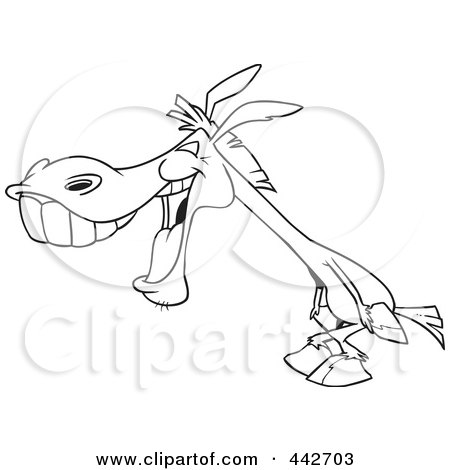 450x470 Royalty Free (Rf) Clip Art Illustration Of A Cartoon Black