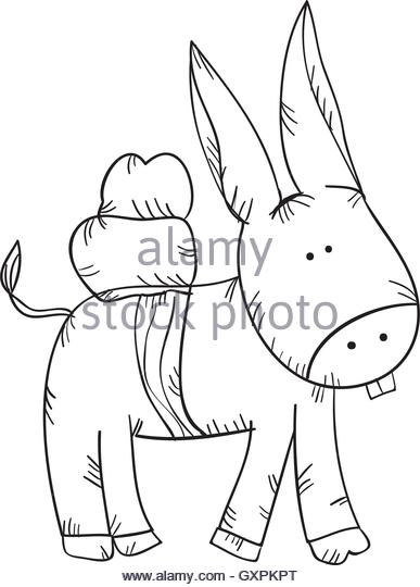 387x540 Donkey Head Stock Vector Images