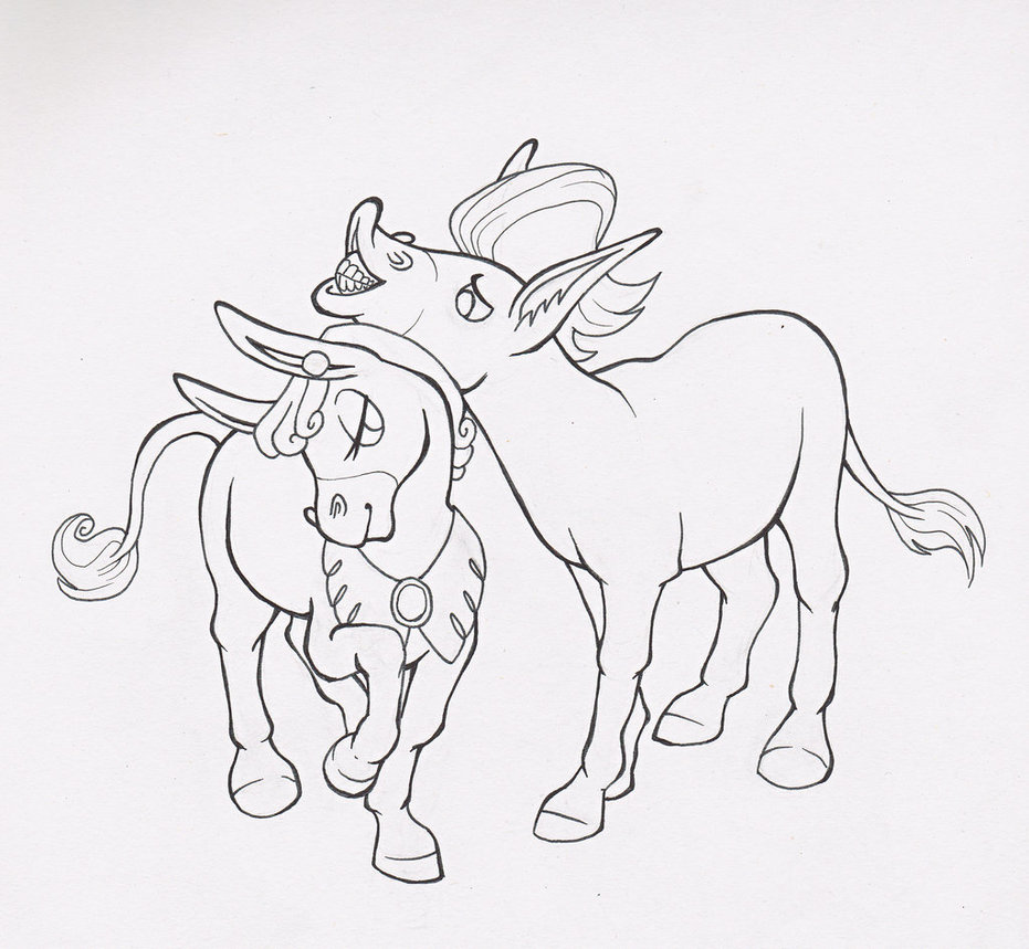 931x859 Donkey Couple By Sovemis