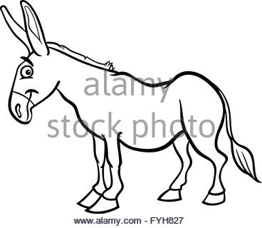 368x320 Cartoon Donkey Smile And Happy Stock Vector Art Amp Illustration