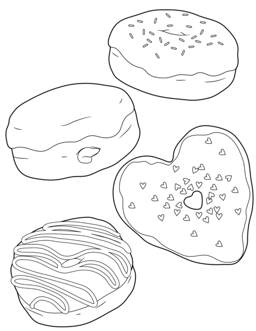 503x650 Donut Coloring Pages 6 Nice Coloring Pages For Kids