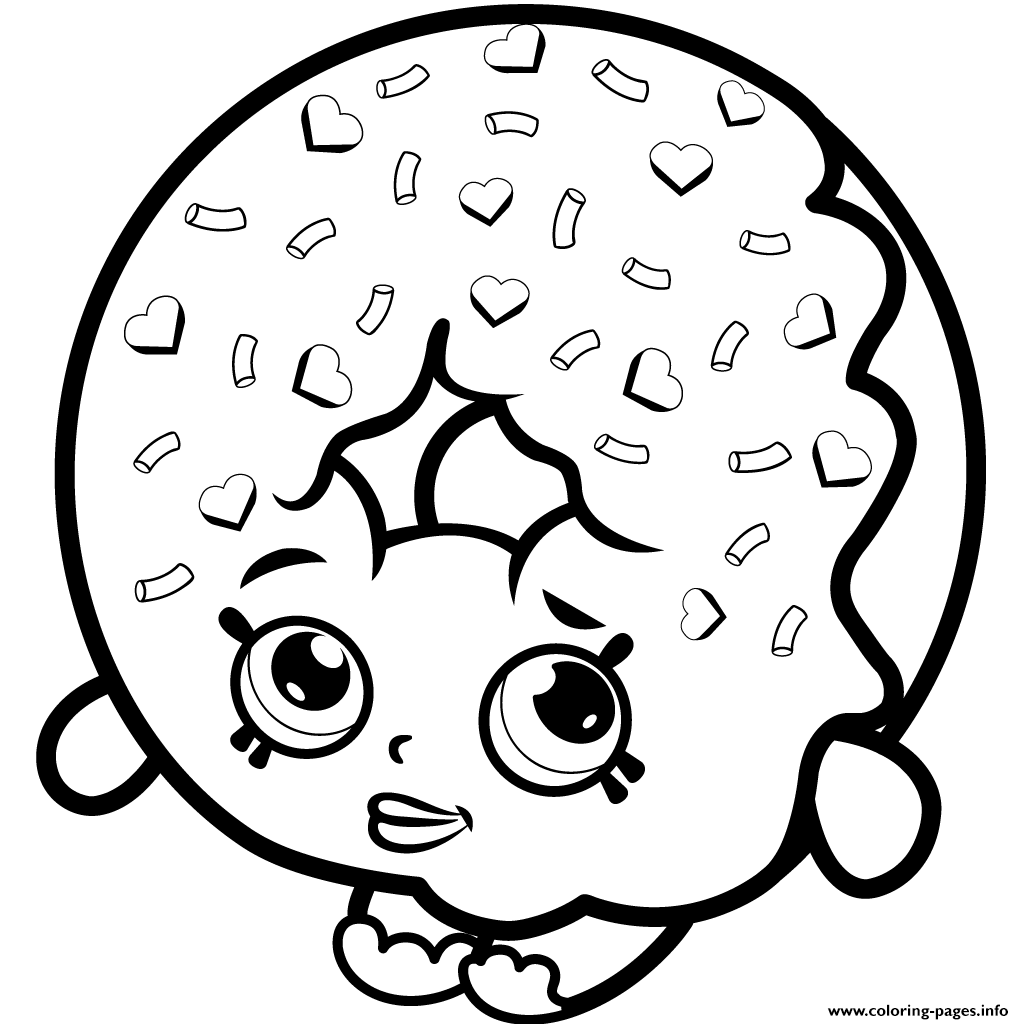 1024x1024 Print D'Lish Donut Shopkins Season 1 To Print Coloring Pages