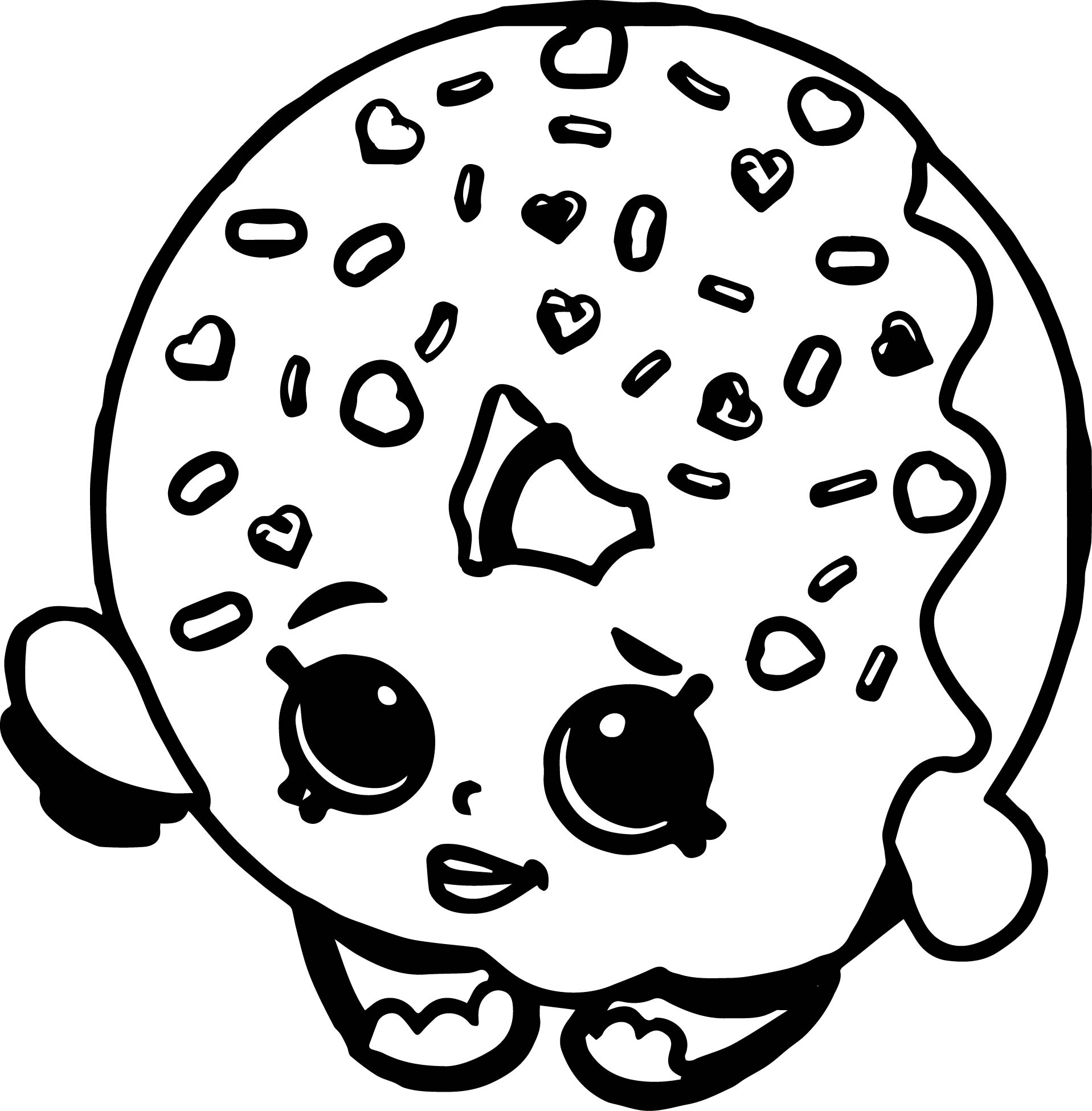 1917x1950 Shopkins Donut Coloring Pages Collections 3