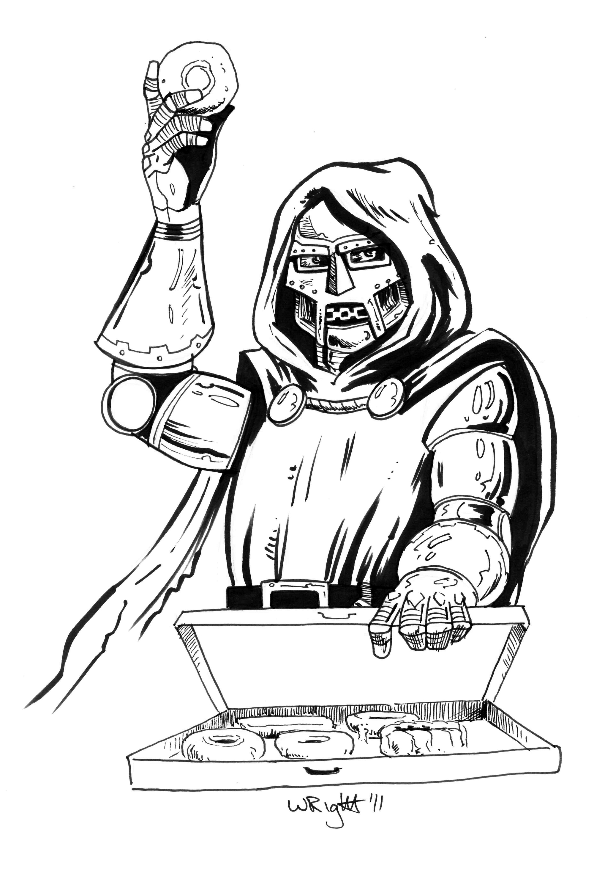 2000x2939 Feastgiving! Doom And A Donut!