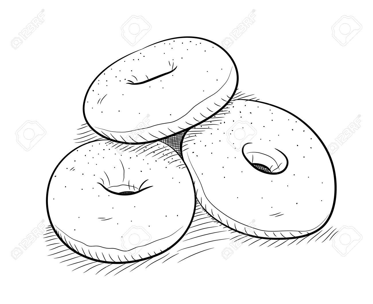 1300x1061 Donuts Doodle, A Hand Drawn Vector Doodle Illustration Of Donuts