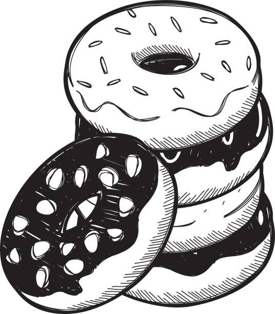 536x612 Dougnut Clipart Stack Donut