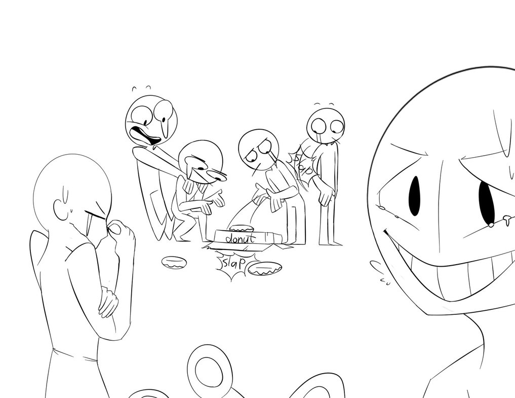 1017x785 Original Draw The Squad [Donuts] By Matthewgames