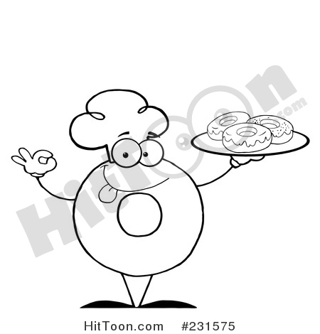 450x470 Donut Clipart