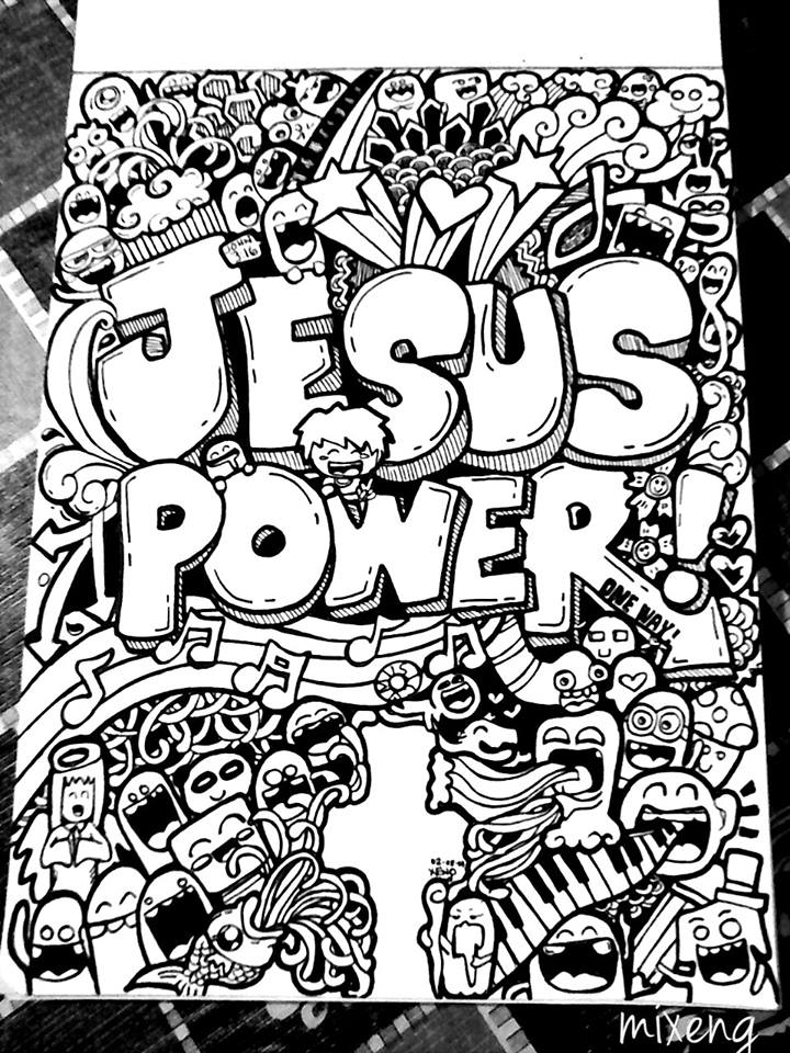 720x960 Jesus Doodle By Iamdoodleheart