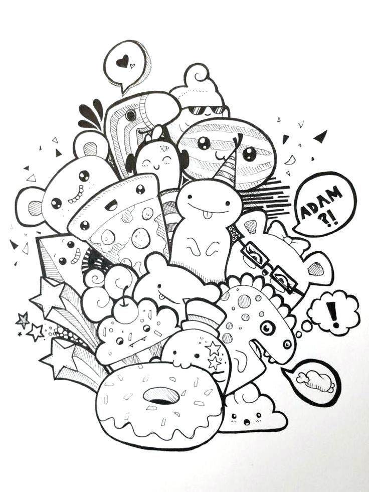 736x981 Doodle Art Book Media