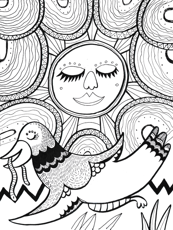 600x799 Delightful Doodles Free Downloadable Drawing Patterns