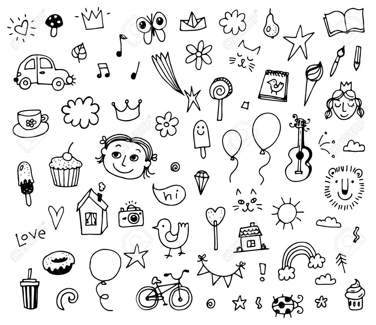 Doodles Drawing at GetDrawings | Free download