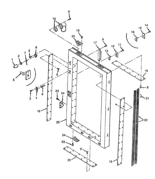 662x763 Figure 6. Door Frame Panel Assembly