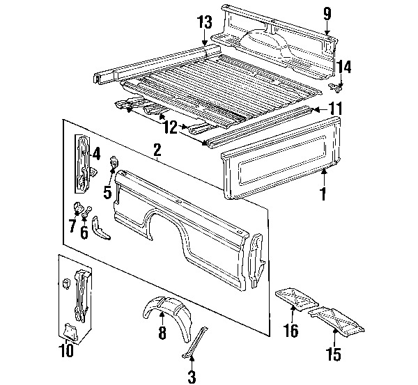 600x553 Ford Door Frame Plate Oem E7tz9943488a Ebay