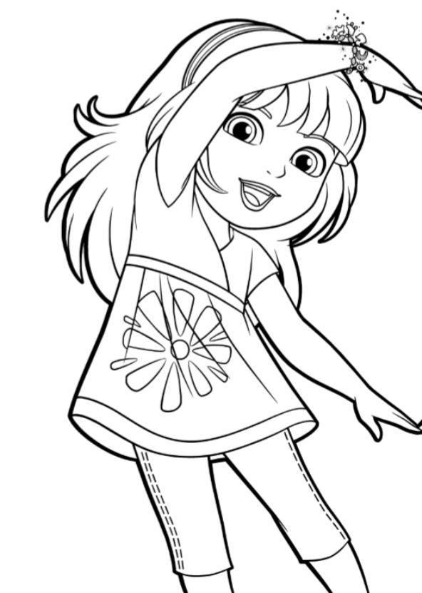 592x831 Dora And Friends Coloring Pages