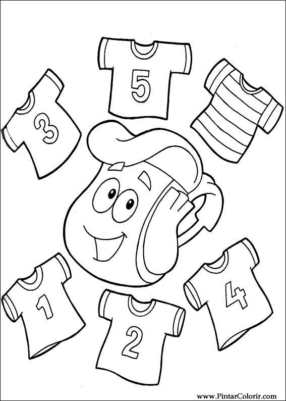 567x794 Drawings To Paint Amp Colour Dora The Explorer