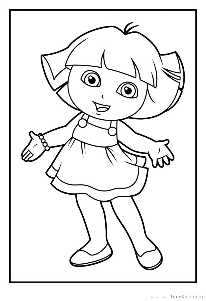 702x1024 Dora Color Page Coloring Pictures Coloring Pictures The Explorer