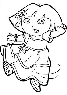 236x333 Image Titled Draw Dora The Explorer Step 3. Ausmalbilder