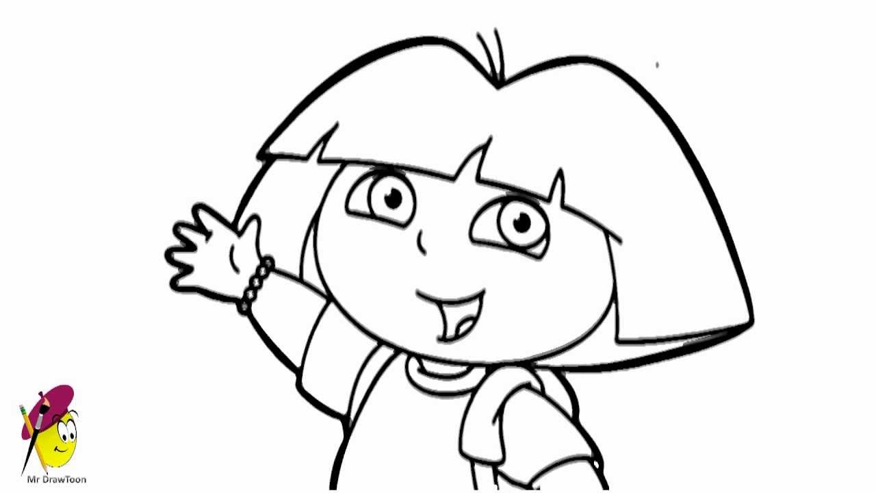 1280x720 How To Draw Dora The Explora