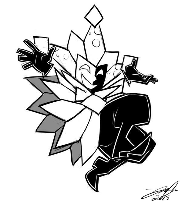 600x660 Dimentio Sketch By Boomsheika