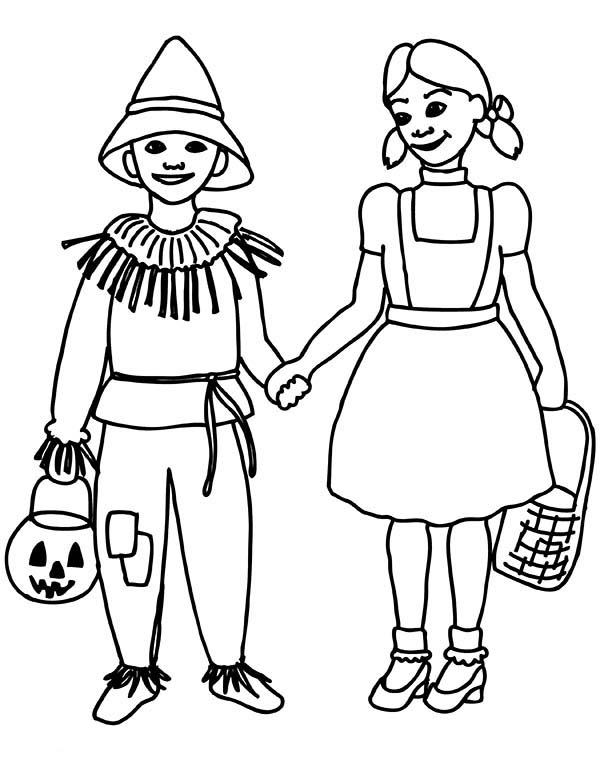 600x776 Dorothy And Scarecrow Walking Together In The Wizard Of Oz