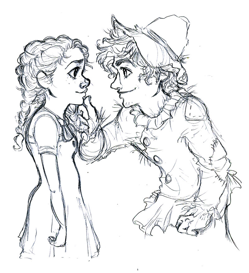 800x877 Dorothy And Scarecrow By Kumu18