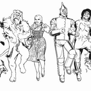 300x300 Dorothy Wizard Of Oz Coloring Pages