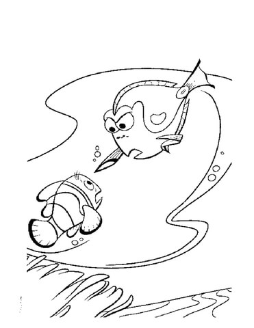 371x480 Dory Coloring Page Free Printable Coloring Pages