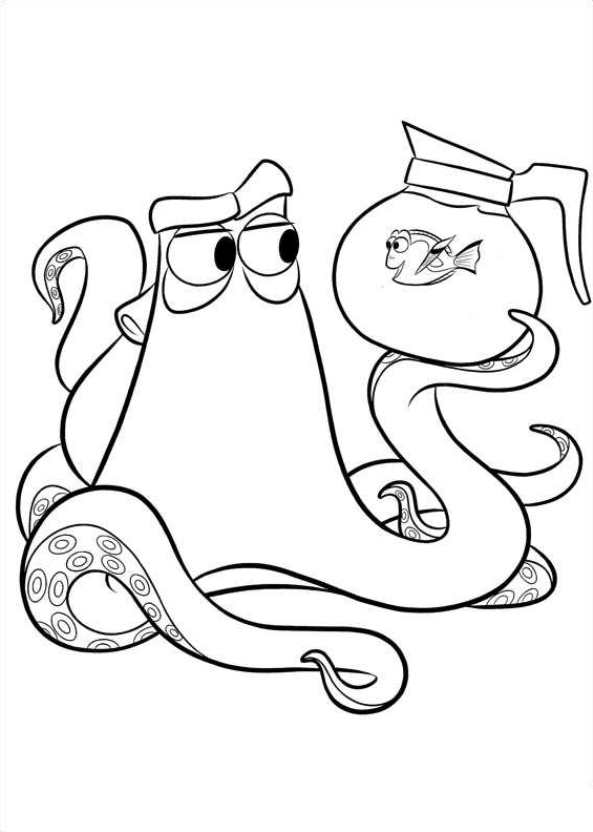 593x832 Kids N 16 Coloring Pages Of Finding Dory