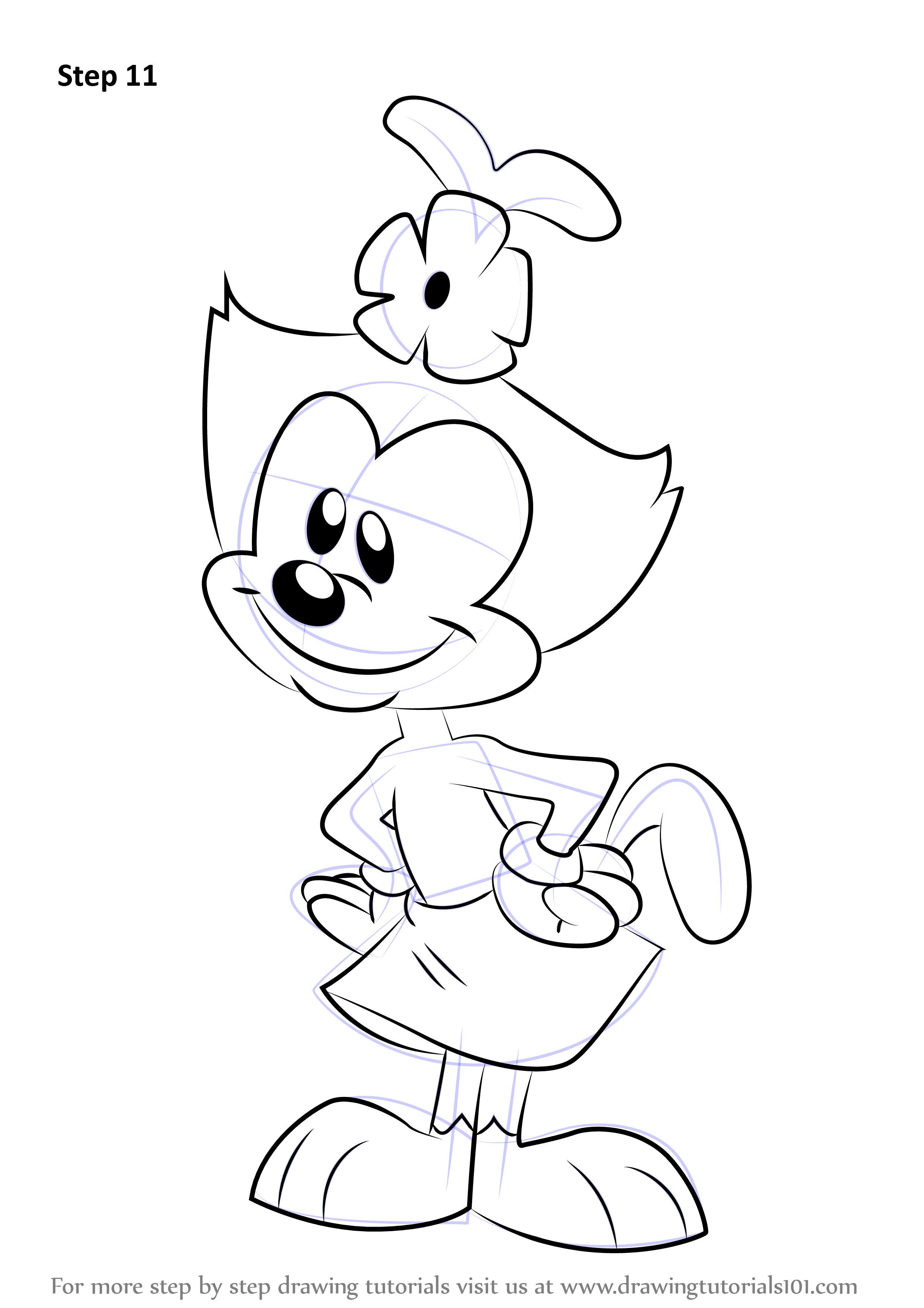 2480x3508 Learn How To Draw Dot From Animaniacs (Animaniacs) Step By Step